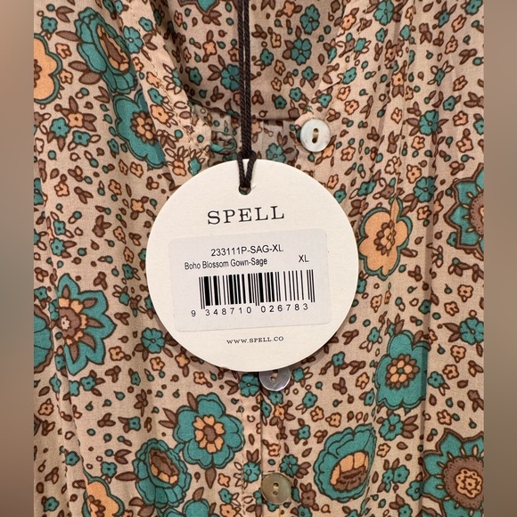 Spell Sage Boho Blossom Paisley Maxi Dress - Picture 6 of 12